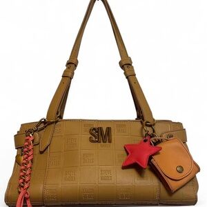 Steve Madden Tan Shoulder Bag with purse Charms